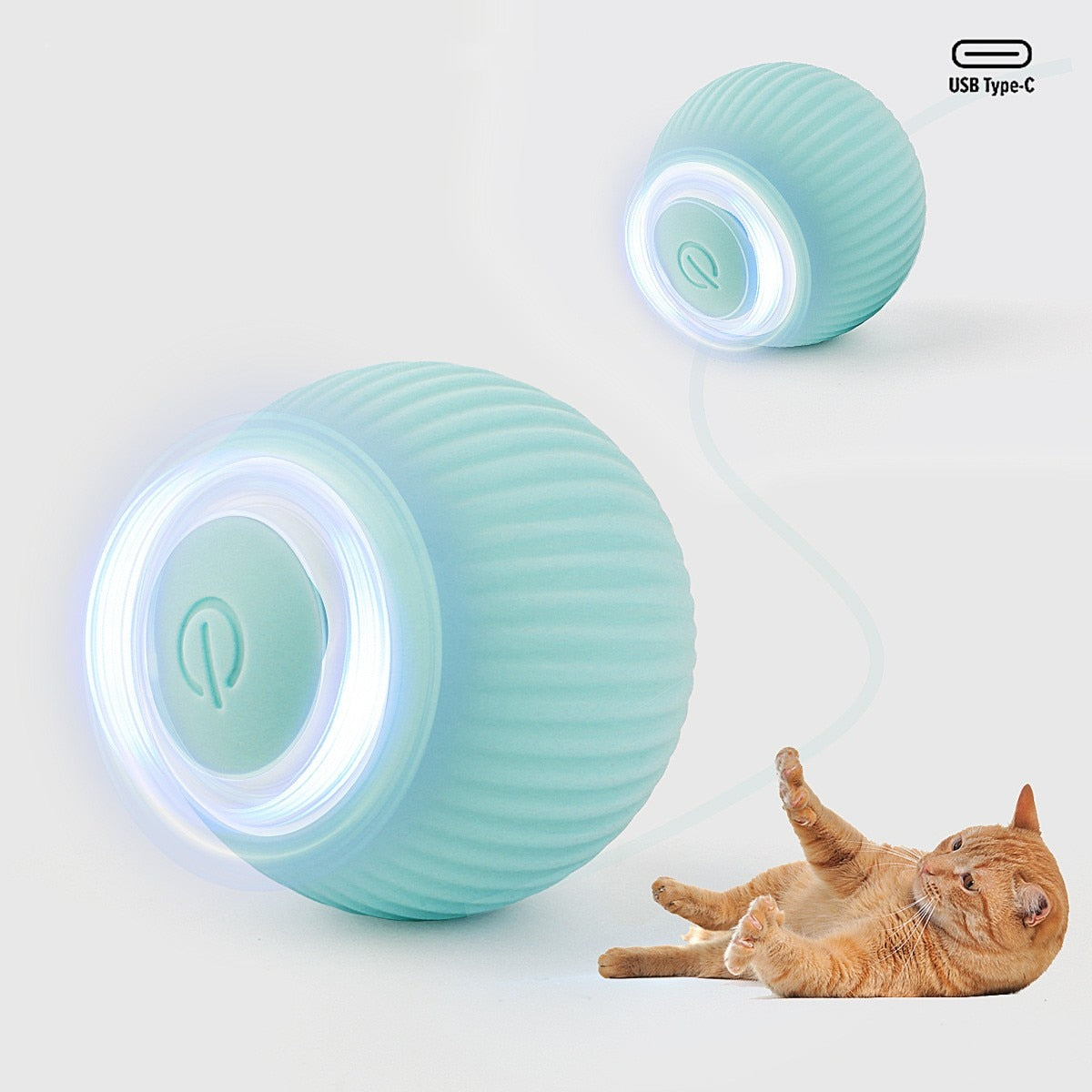 Palla giocattolo smart per gatti-Spoiledpets