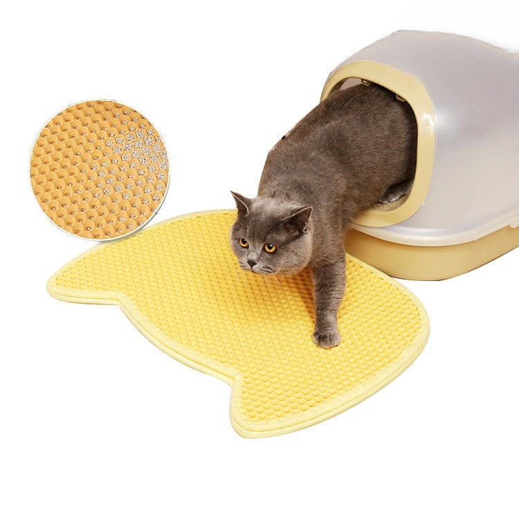Pet Cat Litter Mat Easy cleaning